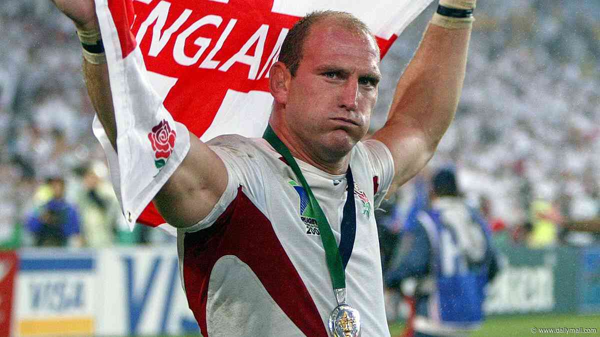 Desperate Lawrence Dallaglio gets just £54,000 for his Rugby World Cup winner's medal and fails to sell much of his collection at auction amid bankruptcy after bitter divorce and 'excessive spending'
