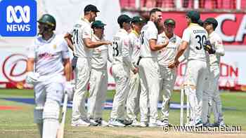 Live: Australia one wicket away as new ball does the damage in Durban