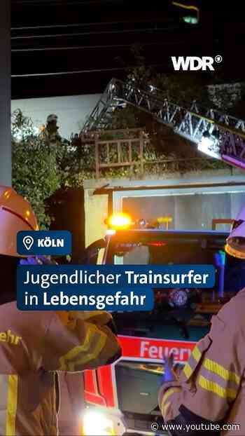 14-jähriger beim "Trainsurfing" lebensgefährlich verletzt | WDR #shorts #news