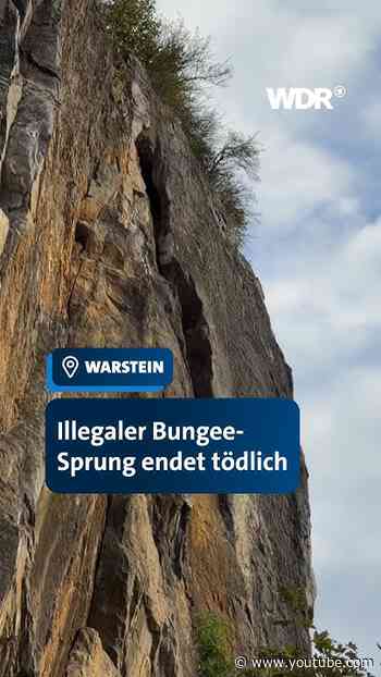Private Sprungvorrichtung : 21-Jährige stirbt bei Bungee-Sprung in Warstein  | WDR #shorts #news