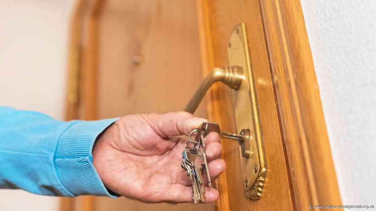 Schlüssel nachts im Türschloss lassen? Dieser Fehler kann teuer werden