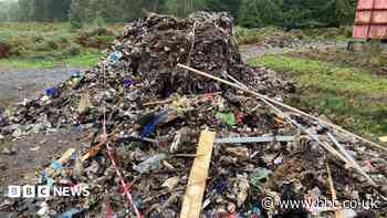 'Industrial-size' fly-tip dumped at beauty spot