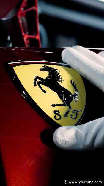 POV: You’re inside the Ferrari assembly line. #Ferrari