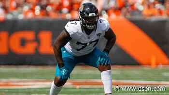 Sources: Jaguars LT Harrison to undergo knee surgery