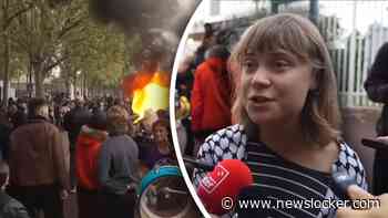 Greta Thunberg bij Franse scholierenprotesten: ‘Ze geven het goede voorbeeld’