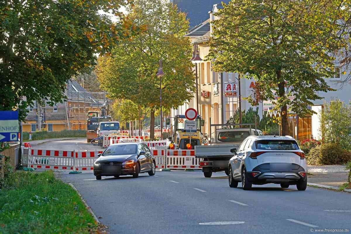 Sperrung in Oberlungwitz wird in den Ferien größer und dauert danach länger
