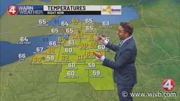 Windy Tuesday, cold front passes through tonight