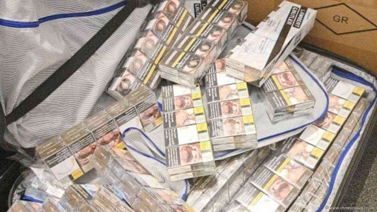 More than £1 million worth of suspected illegally imported cigarettes and tobacco seized in North East raid