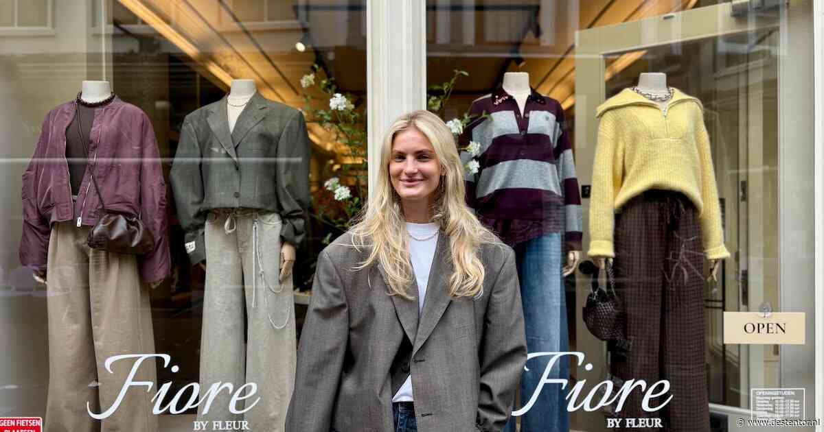 Fleur (22) runt haar eigen winkel in Zwolle én hockeyt op hoog niveau