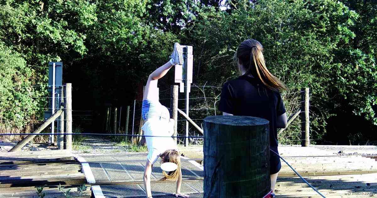 The 3-word phrase all parents need to know, as kids filmed ‘playing chicken’ on train tracks