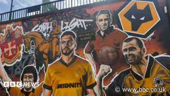 Wolves mural vandalised on derby day now restored