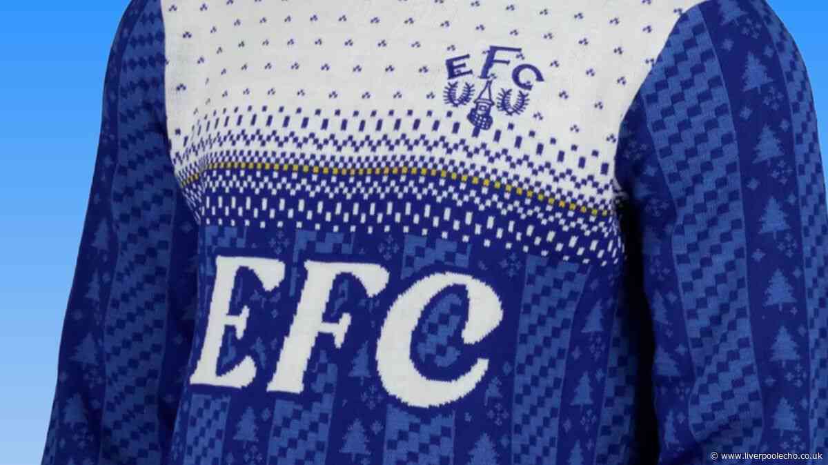 Everton fans race to get official Christmas jumper from £2.35 before deal ends today