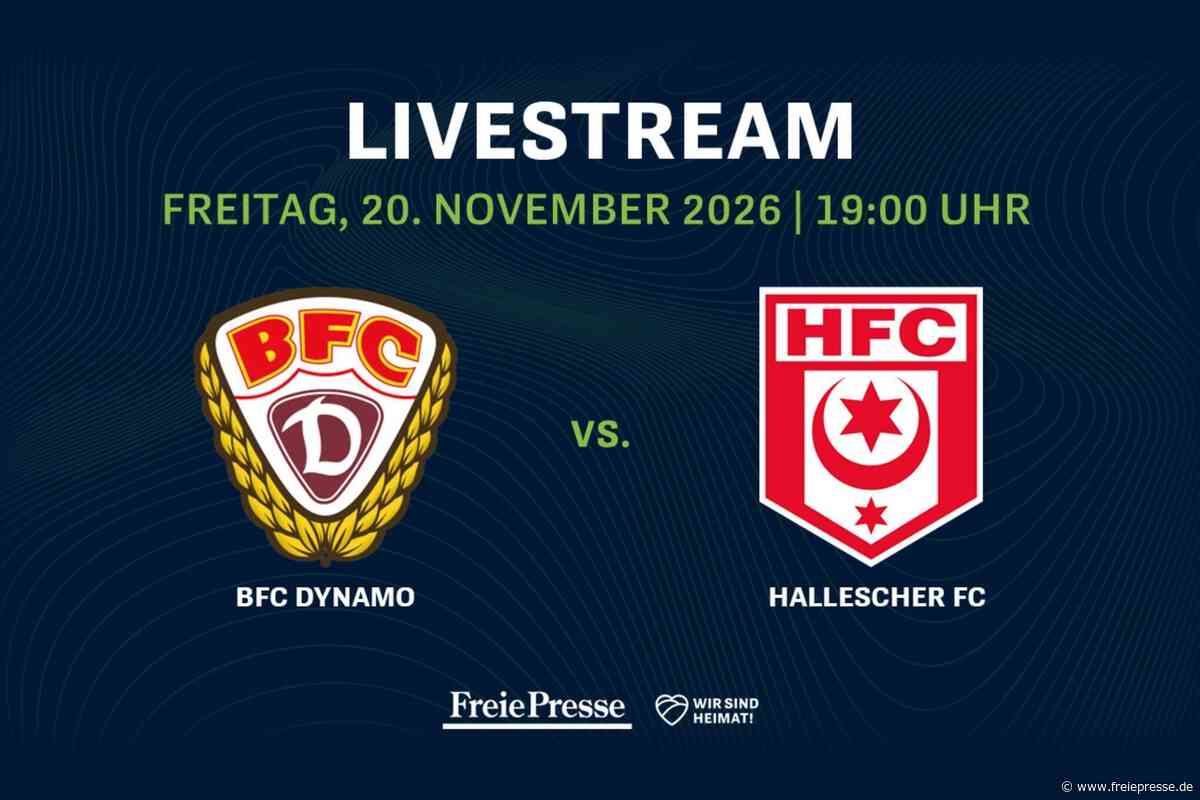 Regionalliga Nordost im Livestream: BFC Dynamo gegen Hallescher FC