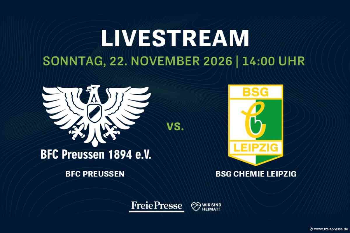 Regionalliga Nordost im Livestream: BFC Preussen gegen Chemie Leipzig