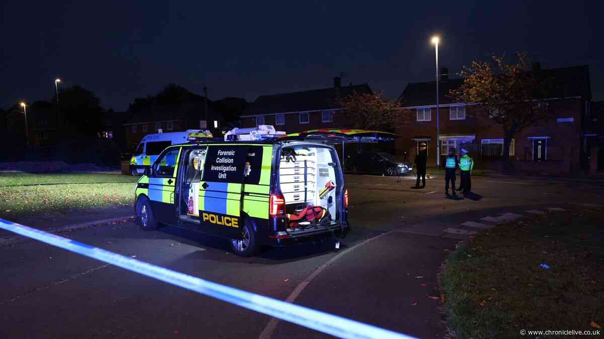 Police statement as man dies after being hit by a car in Gateshead