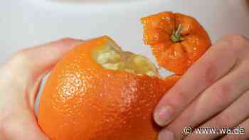 Orangenschalen sorgen im Winter immer für Frische
