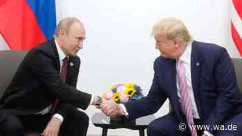 Trumps Diesel-Deal mit Putin könnte gegen geltendes US-Recht verstoßen