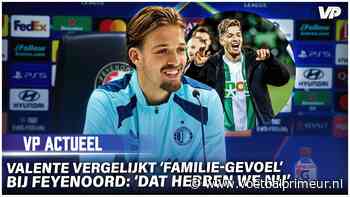 Valente over 'Gronings gevoel' bij Feyenoord: 'Dat is heel mooi'
