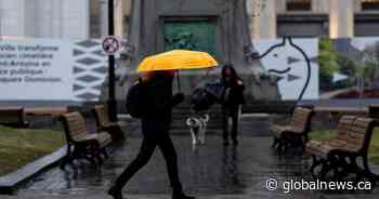 Storm to bring up to 60 millimetres of rain to parts of Ontario, Quebec