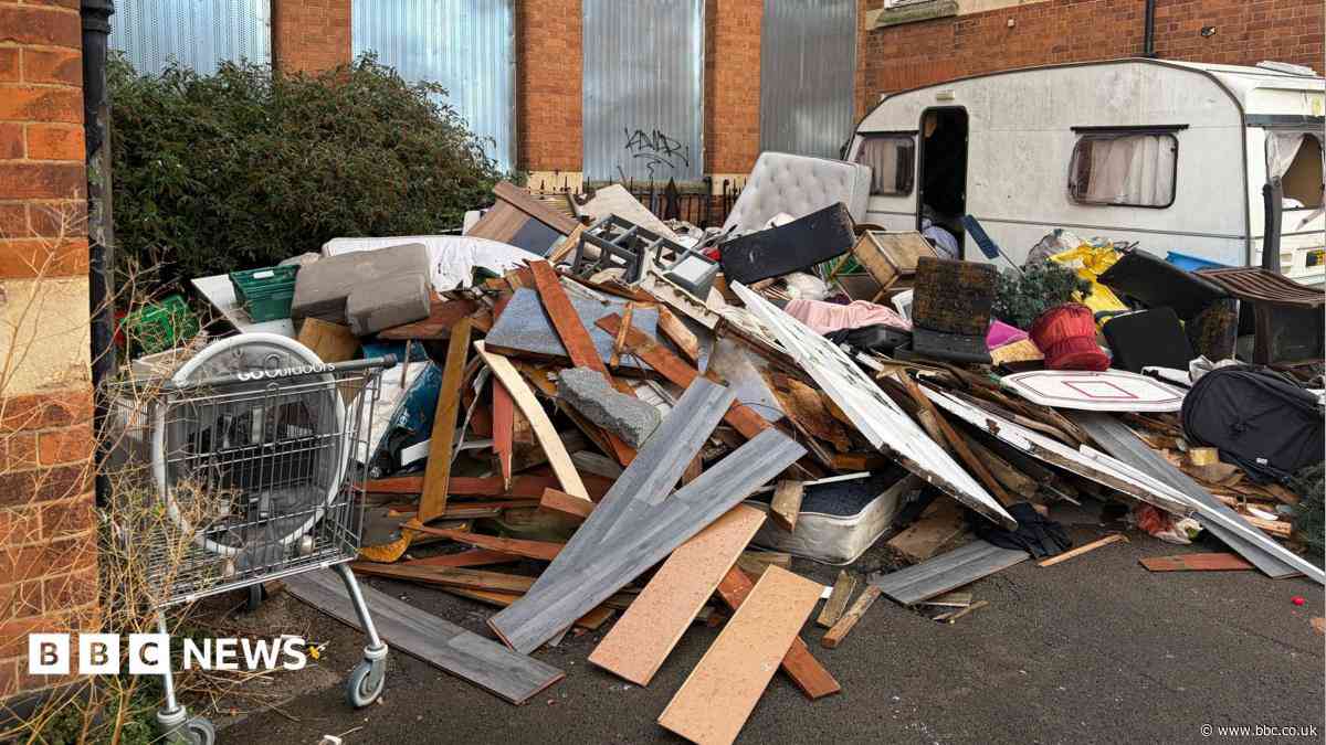 'Shocking' mounds of rubbish dumped at derelict school