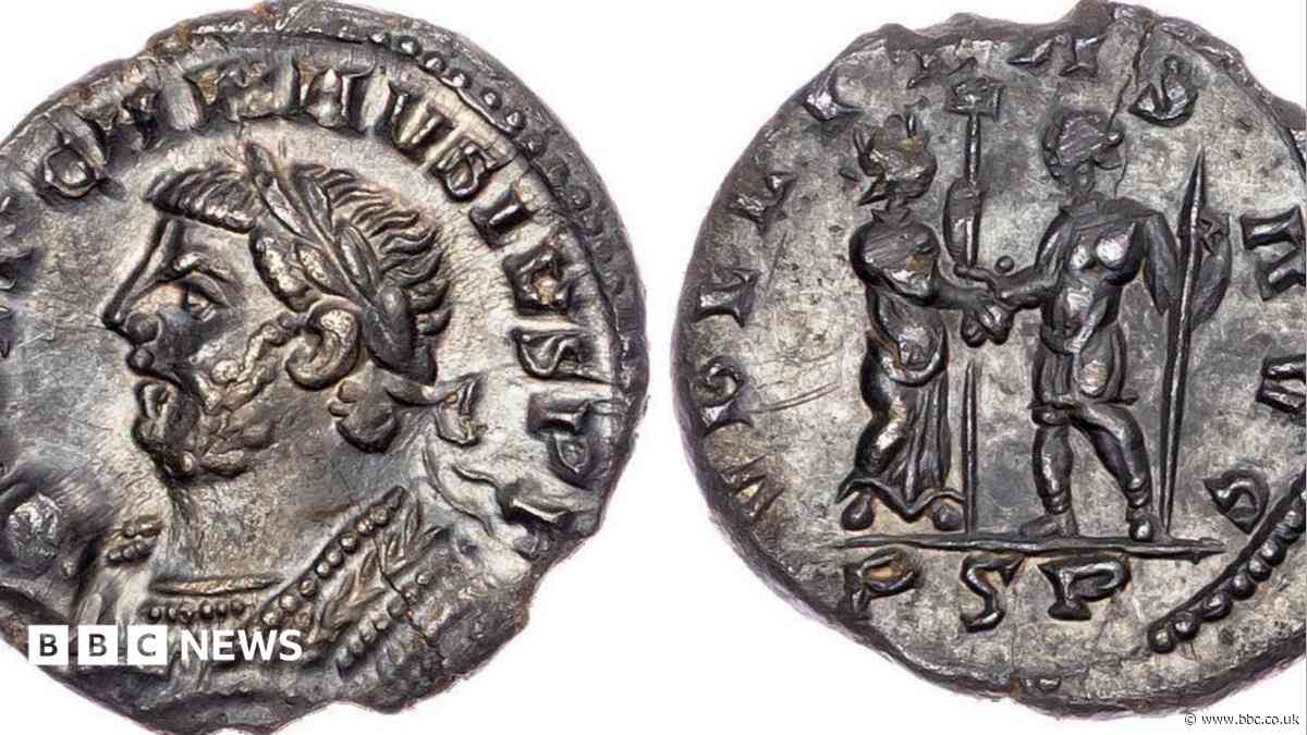 'Extremely rare' Roman coins auctioned after discovery by metal detectorist