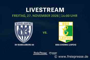 Regionalliga Nordost im Livestream: SV Babelsberg gegen Chemie Leipzig