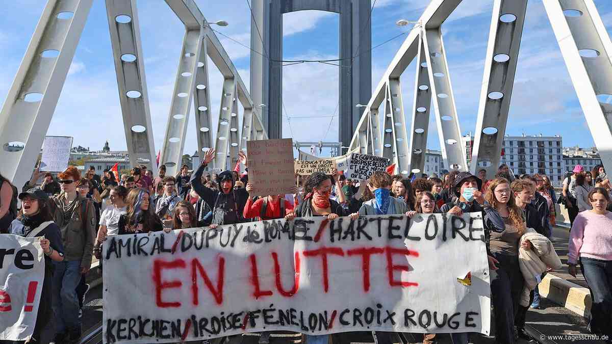 Landesweite Demonstrationen: Frankreichs Schüler lassen nicht locker