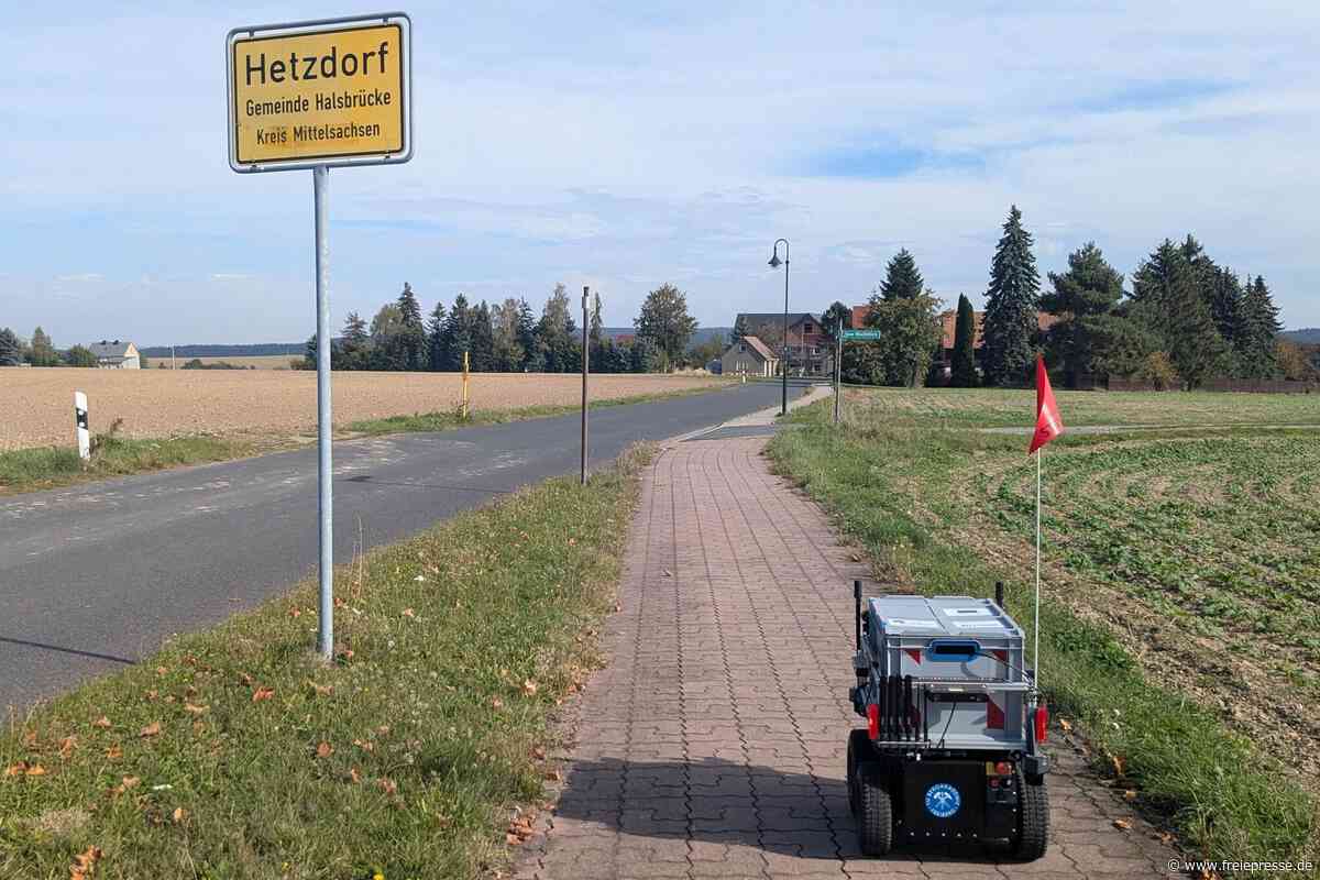 Von Freiberg nach Dresden: Warum Lieferroboter Rosee im Kofferraum landete