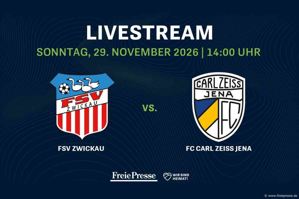 Regionalliga Nordost im Livestream: FSV Zwickau gegen Carl Zeiss Jena