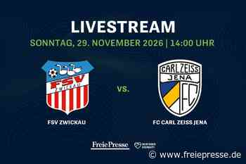 Regionalliga Nordost im Livestream: FSV Zwickau gegen Carl Zeiss Jena