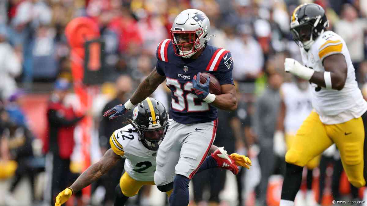 Sources: Pats RB Henderson out multiple weeks with high ankle sprain