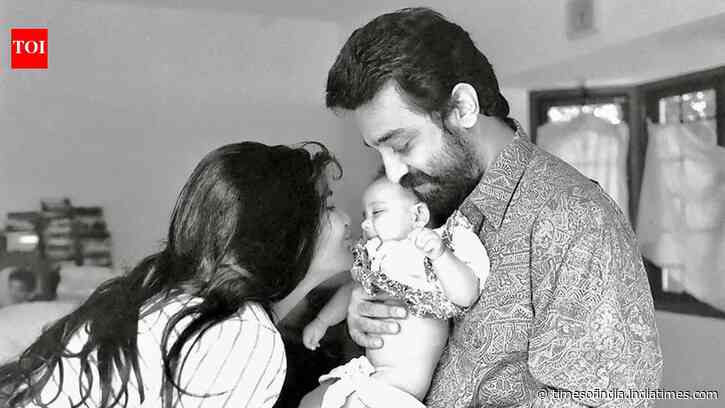 Akshara Haasan shares rare childhood photos with parents