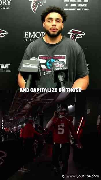 "We're nowhere near our ceiling" #offense #falcons #atlanta #drakelondon