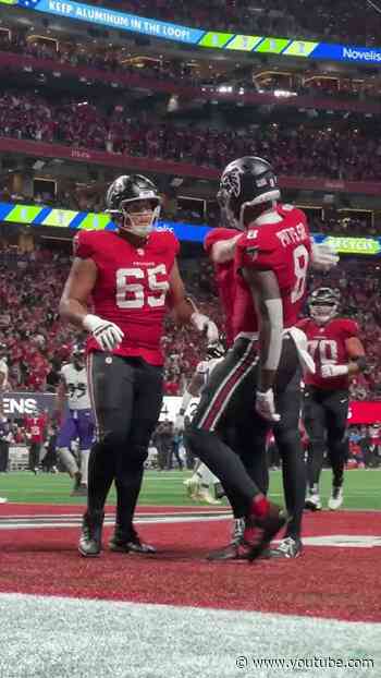 Michael Penix Jr. to Kyle Pitts Sr. for the TD✌️NBC | NFL+ #atlanta #nfl
