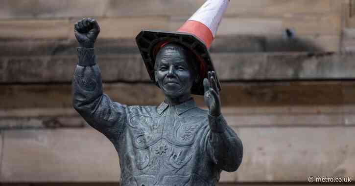New Nelson Mandela statue given proper Glasgow welcome with cone within days
