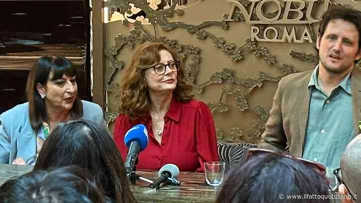 Susan Sarandon alla Festa del Cinema di Roma – 80 anni di libertà: da Gaza alle esecuzioni in Usa, la sua battaglia contro ogni ingiustizia