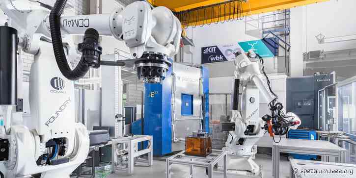 Robot Recycler Salvages Parts From Broken Machines