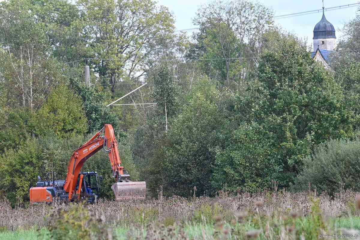 Fäkaliensumpf bei Klaffenbach: 350 Tonnen kontaminierte Erde werden ausgetauscht