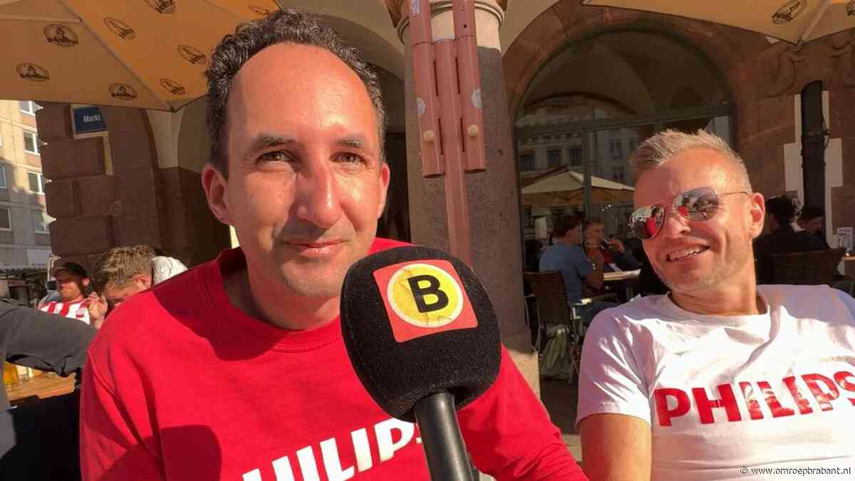 Bier, zon en gezang: PSV-fans nemen centrum Leipzig over