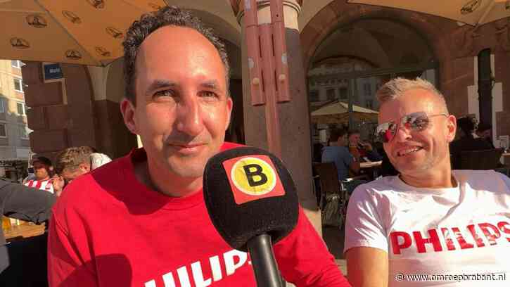 Bier, zon en gezang: PSV-fans nemen centrum Leipzig over