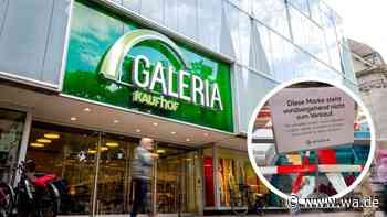 Waren hinter Absperrband: Galeria verkauft einige Marken nicht mehr – Insolvenz für Kunden spürbar