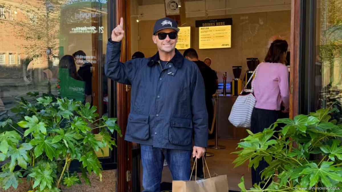 Ant McPartlin leaves staff 'starstruck' as he enjoys 10/10 pizza and Newcastle's newest hotspot