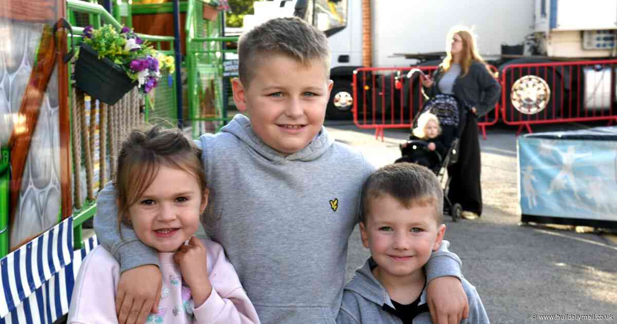 79 happy faces as the sun shines on Tuesday at Hull Fair