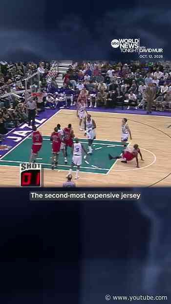 Michael Jordan's 1998 NBA Finals jersey sells for record $14 million