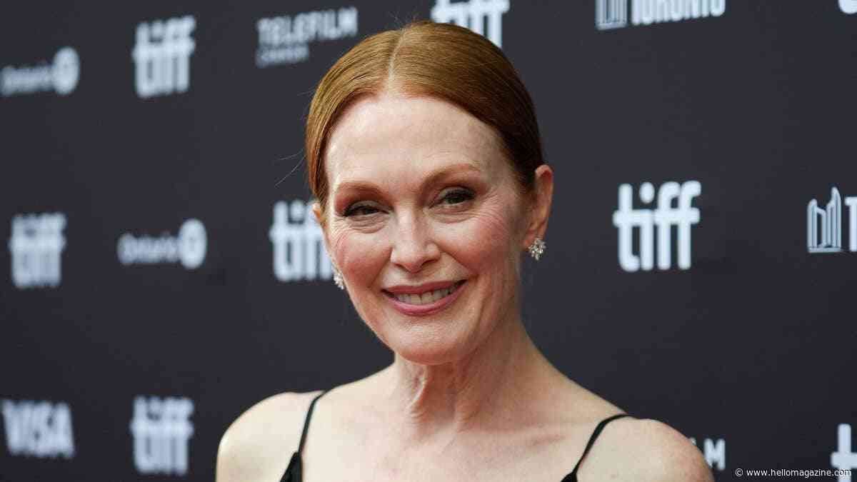 Julianne Moore, 65, stuns in satin black gown for musician son's wedding