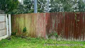 Network Rail row as Rainhill dad fears fence could 'blow onto the track'