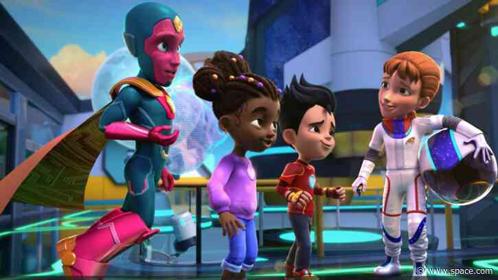 'Space Gal' Emily Calandrelli launches into the Marvel Universe this week on Disney Jr.'s 'Iron Man' series (exclusive)