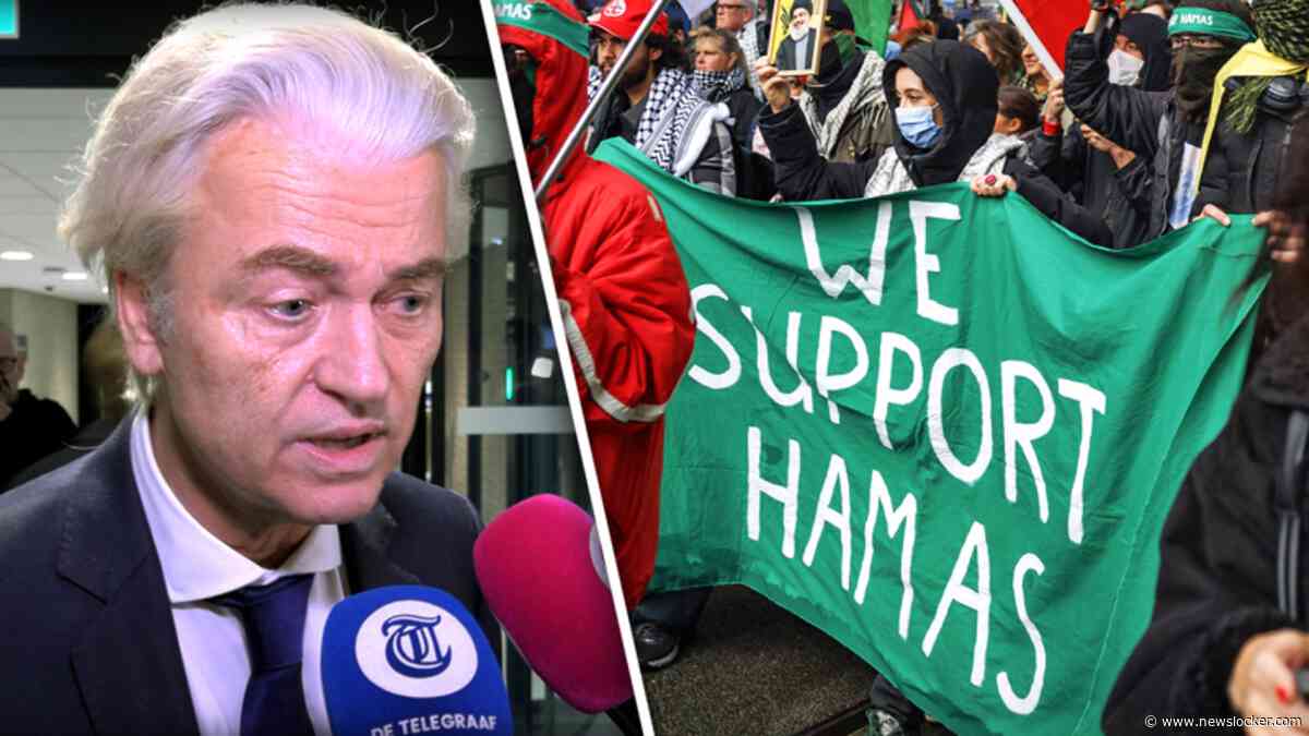 Geert Wilders walgt van Hamas-fans op de Dam: 'In zo'n Nederland wil ik niet wonen'