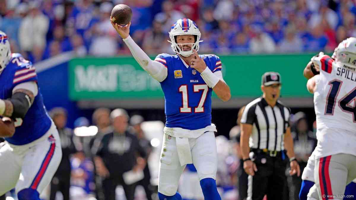Fantasy football rankings for Week 6