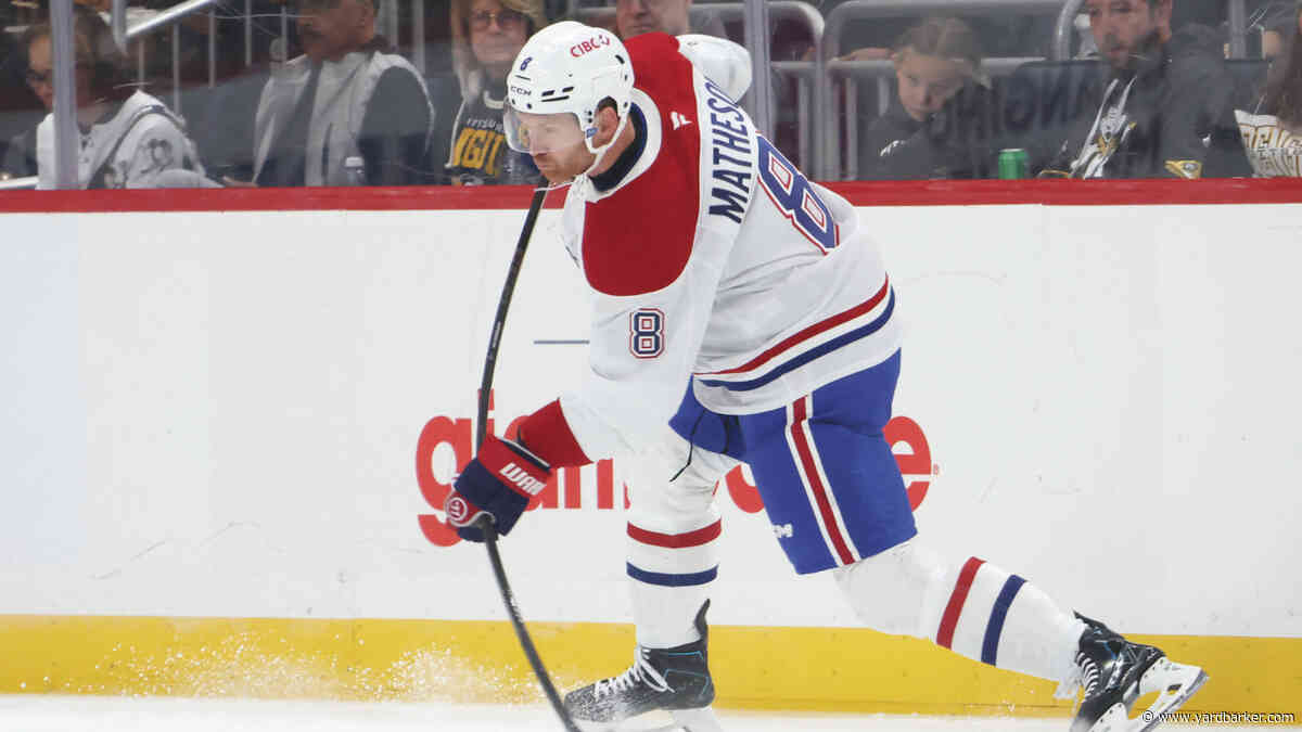Serious injury? Mike Matheson spotted at the airport